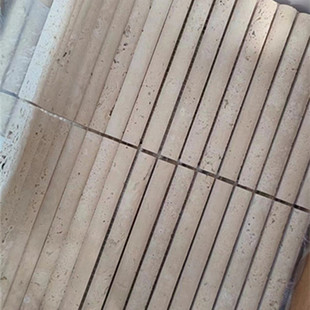 Long Strip Mosaic Natural Stone Stick Convex Background Wall Pillar Bathroom Commercial Space Bar Decoration Concave