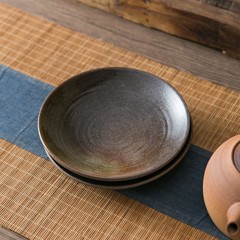 Xiangrun Tang Ceramic Pot Stand, Vintage-Style Glazed Dry-Pouring Tray, Premium Single Tea Table & Tea Sea Set, Teapot Mat & Holder