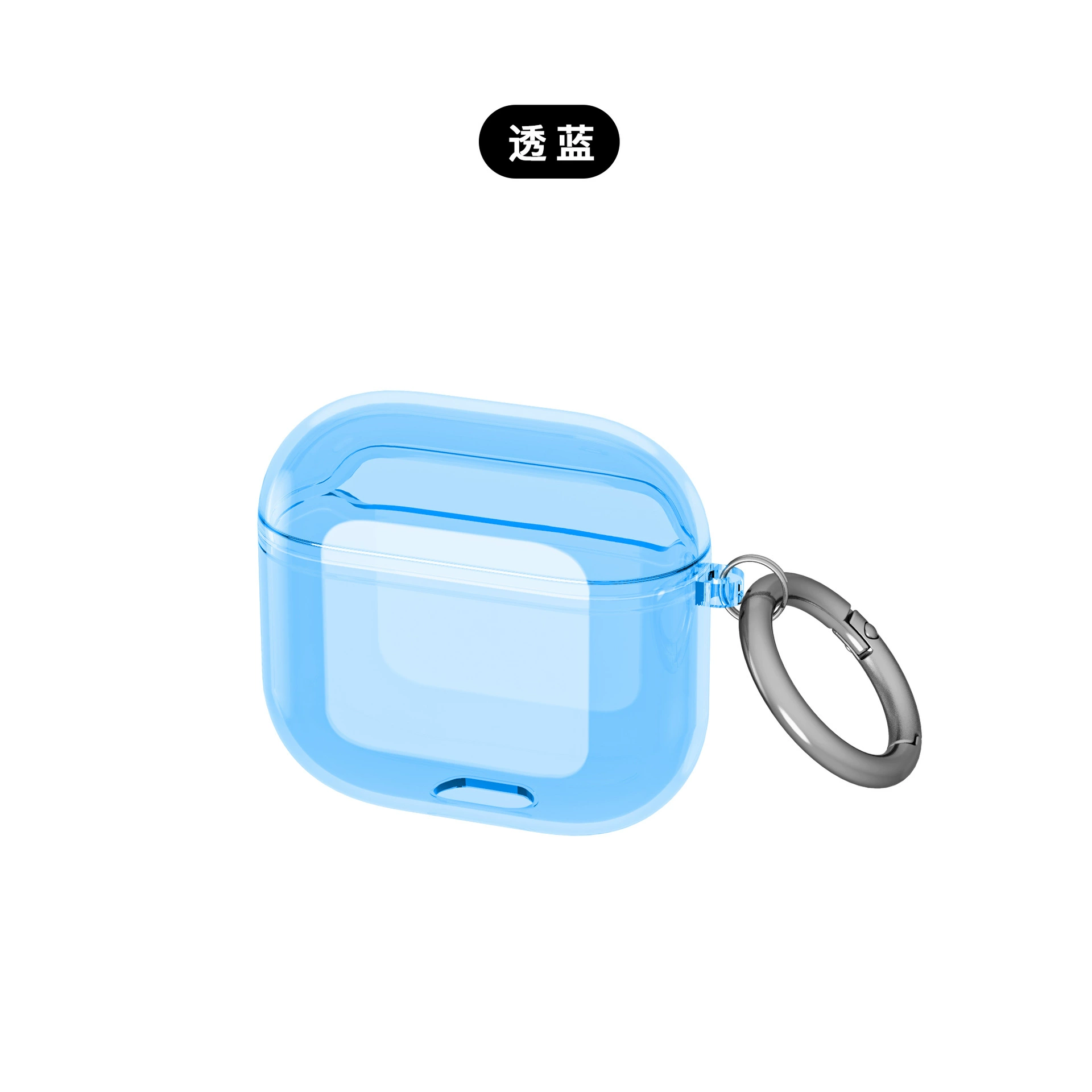 Protective Case (Apple AirPods4) — Transparent, Glitter Options, Charging Port Access