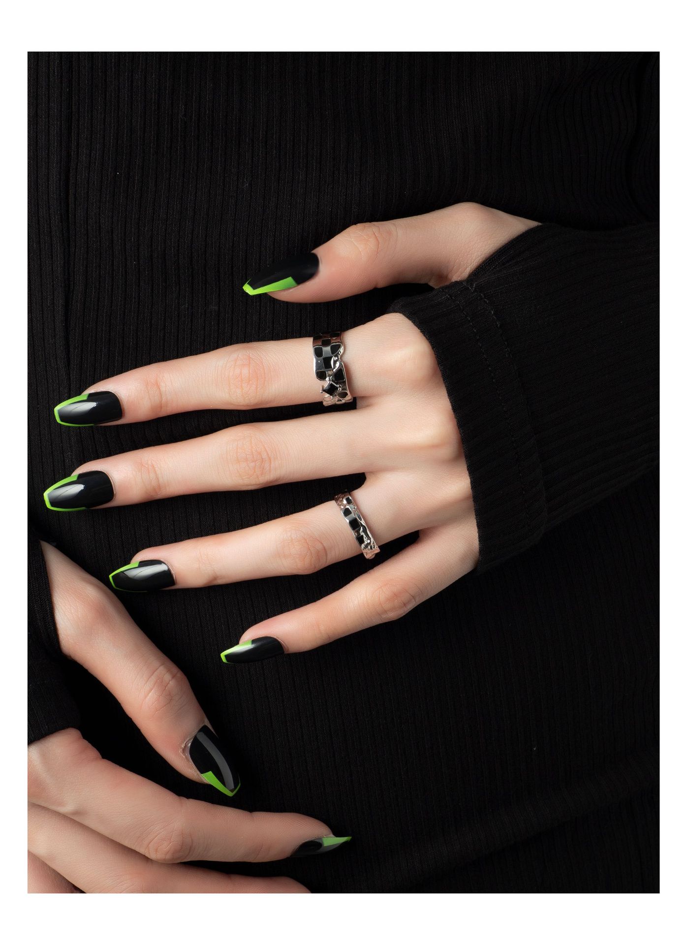 Fashion Geometric Copper Epoxy Plating Rings 1 Piece