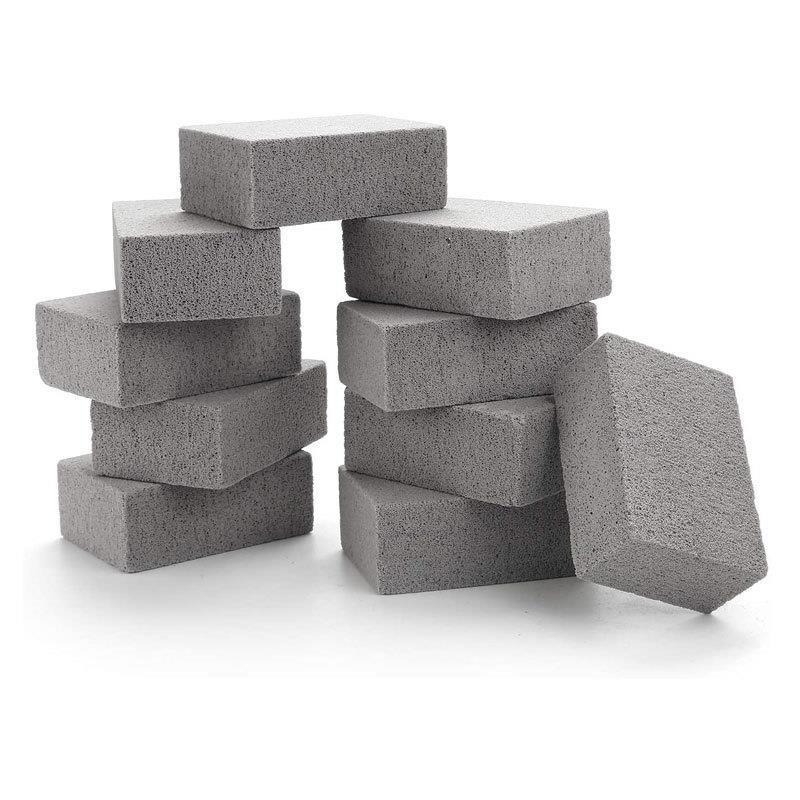 Home user BBQ barbecue cleaning tool brush barbecue clean brick small gray brick barbecue boiled floating stone cleaning stone 2