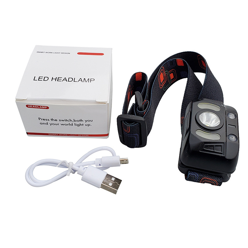 Transfronterizos inteligentes inducción luz alta luz al aire libre led faro portátil recargable luz de pesca nocturna luz de pesca nocturna luz de pesca nocturna al por mayor