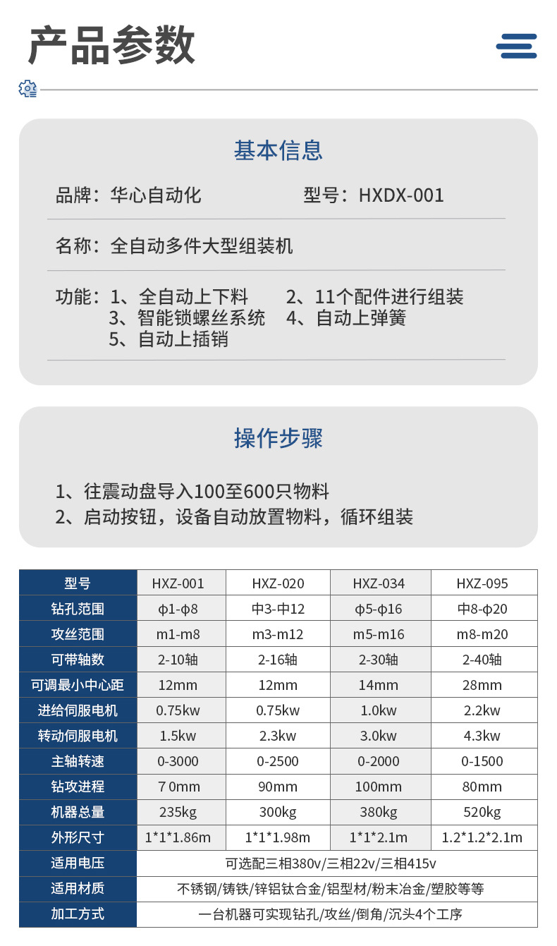 多轴多工位全自动锁螺丝机 拧螺母机 螺丝装配 自动化o型圈装配机详情5