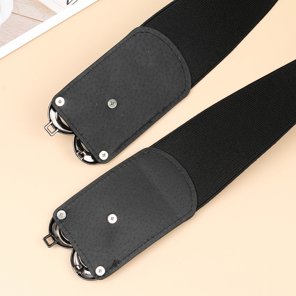 Elastischer Breiter Taillengürtel Modisches Accessoire Für Damen_voghion.com