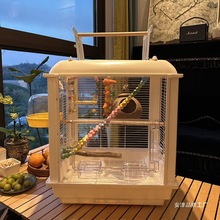 豪华鹦鹉笼大型虎皮牡丹玄凤专用生态透明亚克力鸟笼居家别墅鸟笼