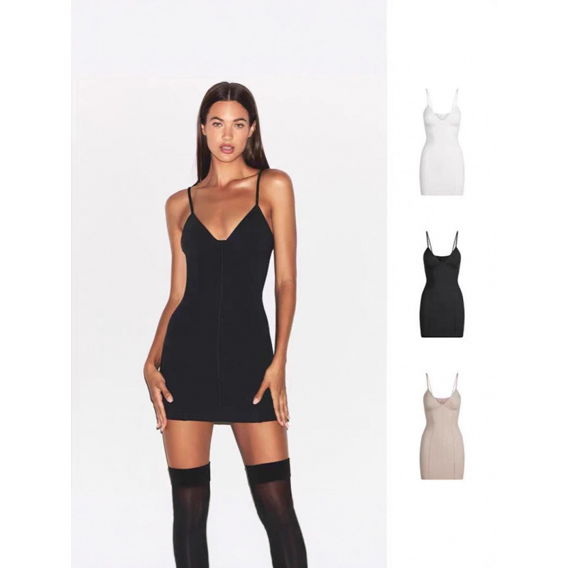 Skims Kardashian Cotton Shapewear Series Mini Dress Cotton Shapewear Tight Dress Skims Kardashian Cotton Shapewear Series Mini Dress Cotton Shapewear Tight Dress