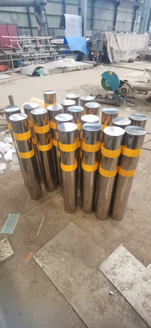 Дорожный свайный столб из нержавеющей стали, автомобильный стопор из нержавеющей стали, автомобильный стопор из нержавеющей стали, завод по производству дорожных свайных столбов из нержавеющей стали в Чжэнчжоу