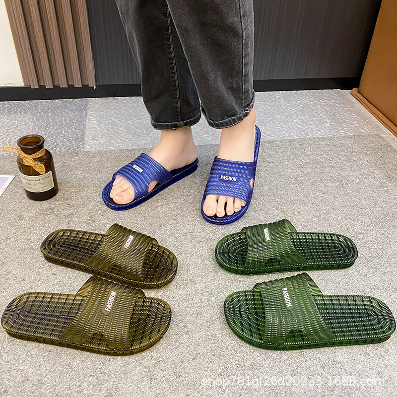 기업 구매 여름 남성용 슬리퍼, 미끄럼 방지, 욕실 내부 및 외부 통기성 및 시원한 슬리퍼 도매, 수천 가지 스타일, 고객 서비스에 문의하세요.