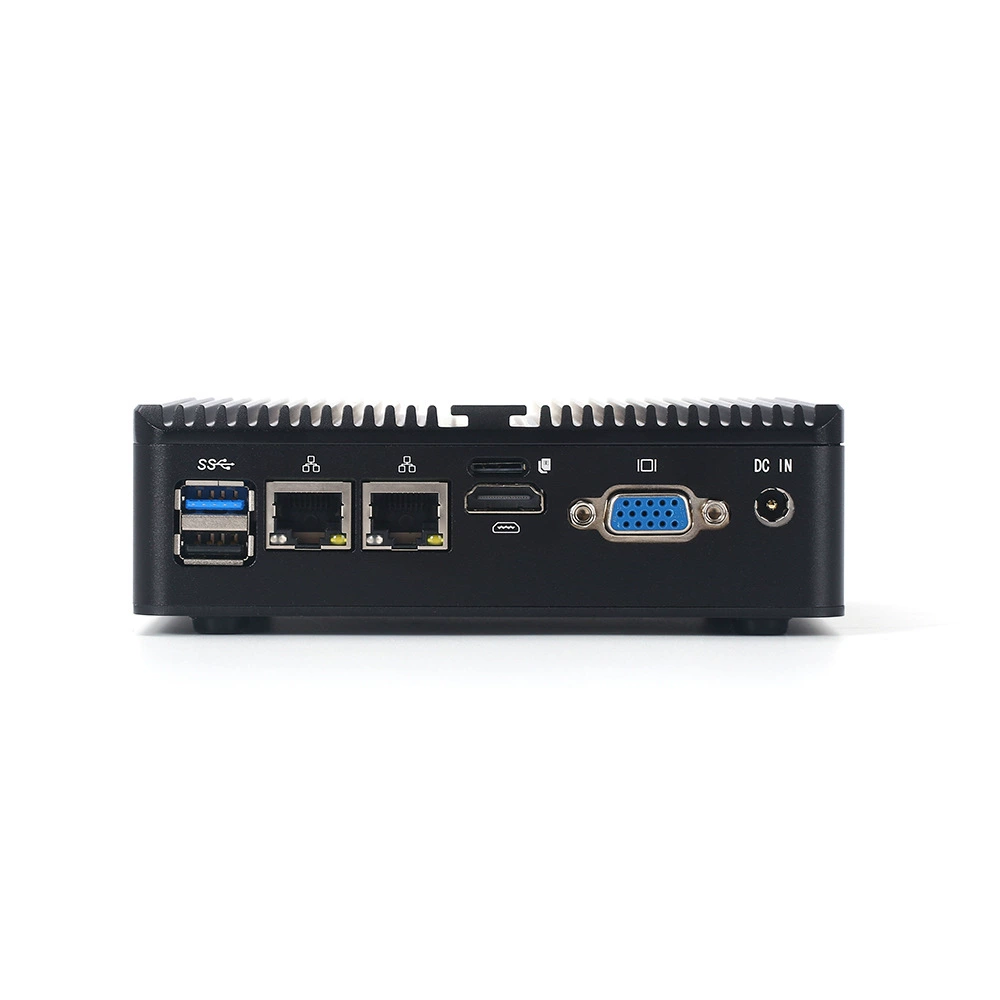 Volono Промышленный контроль Малый хост Два сетевых порта J1900CPU 4Г памяти 128Г жесткий диск микро промышленный контрольный компьютер