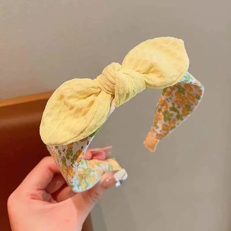 42 # amarillo flor triturada banda de pelo