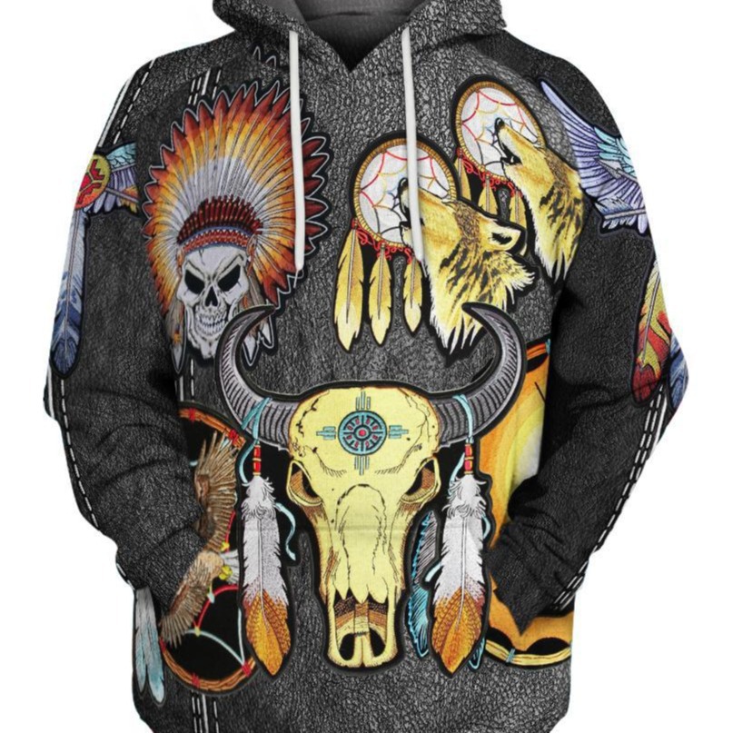 3D 디지털 인쇄 풀오버 스웨터 2023 봄과 가을 새로운 남성 후드 편안한 캐주얼 코트 도매