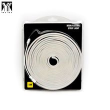 led霓虹灯硅胶柔性嵌入式工程套管弧形弯曲灯槽线型灯防水软灯带