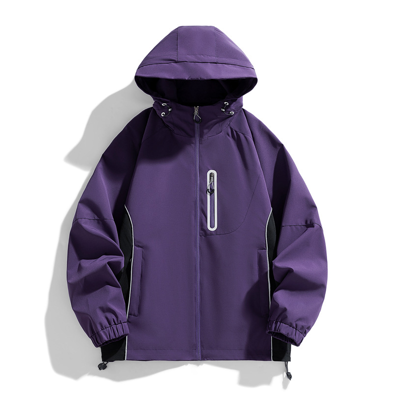 Ru Mengshan deporte al aire libre caminata traje de montaña hombre y mujer de otoño impermeable chaqueta a prueba de viento chaqueta