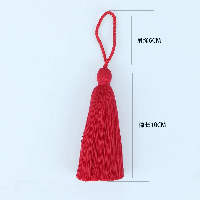 Cotton strap with tassels, pillow, adds volume, 10cm