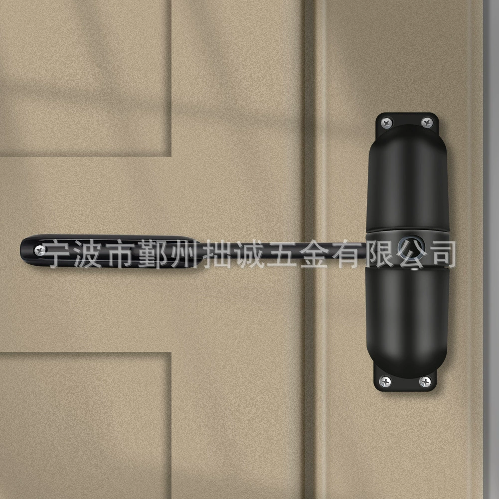 Прямые продажи с фабрики, скрытый автоматический дверной доводчик с черной дорожкой, пружинный буфер, дверной доводчик