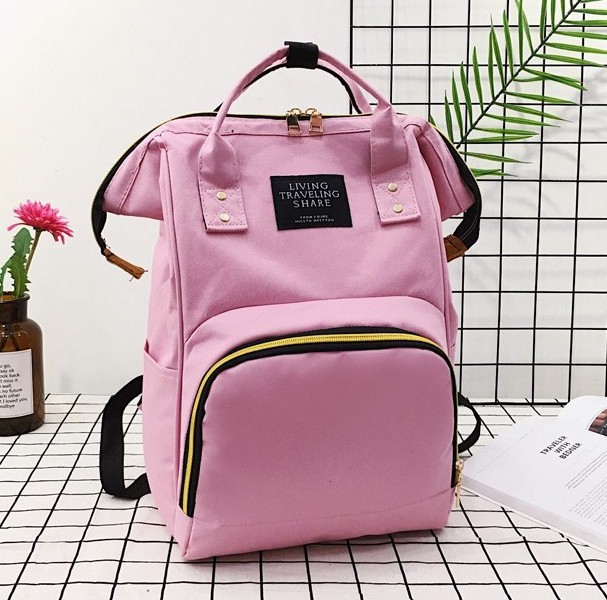 Bolsa de momia de fábrica de gran capacidad mochila de moda multifuncional bolsa materna e infantil nueva botella de alimentación de maternidad mochila de pañales al por mayor