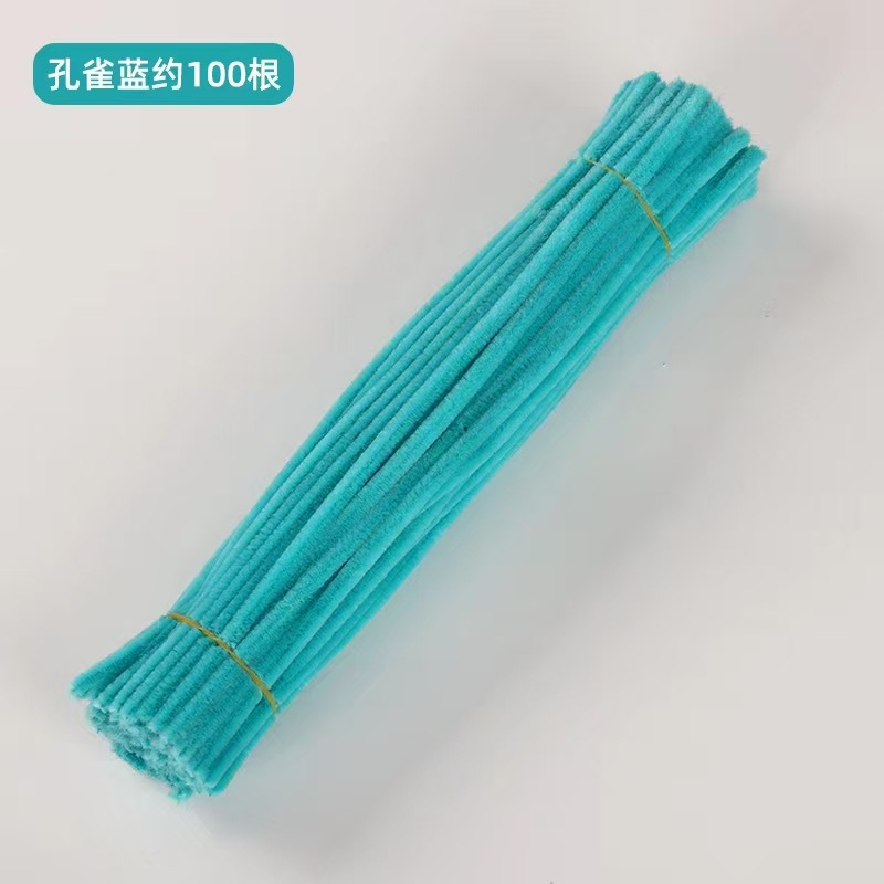 Peacock Blue (alrededor de 100 piezas) con veludo cifrado