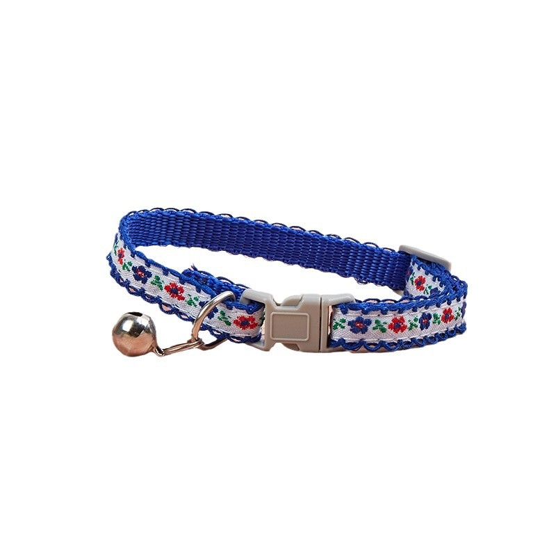 Nuevo collar de mascotas original perros perros gatos collar de flores de seguridad collar de campana de flores vendida directa