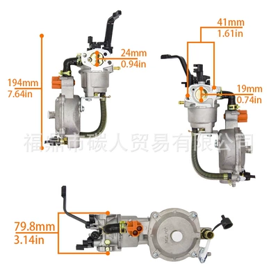 LPG dual-fuel gasoline Other starting systems