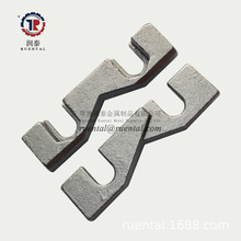 加工：双孔压板 起重机钢轨压板 鱼尾板 焊接双孔压板 压板组合件