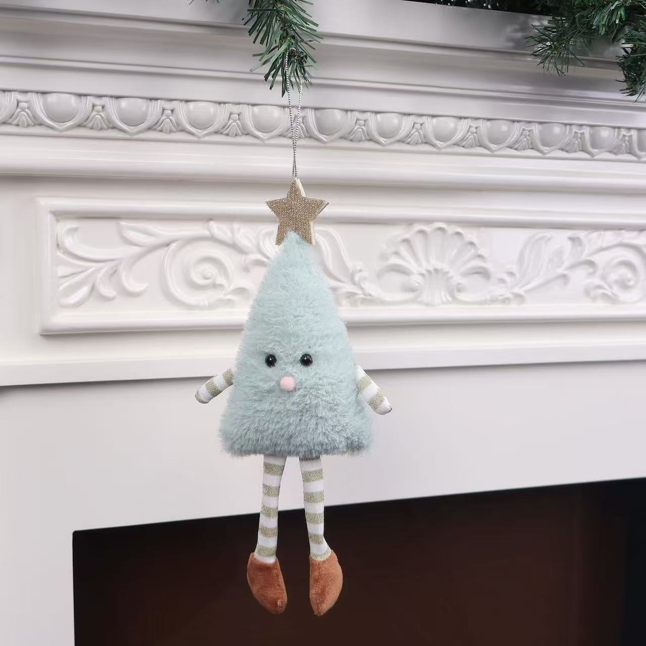 Decoraciones navideñas transfronterizas, lindos muñecos de peluche, adornos de muñecas para fiestas en casa, artículos navideños, juguetes de peluche image 17