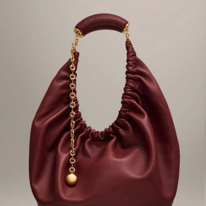 High-End Luo Jia Squeeze Genuine Leather Trash Bag, Luxury Bucket Bag, Daily Commuting Cowhide Crossbody Bag High-End Luo Jia Squeeze Genuine Leather Trash Bag, Luxury Bucket Bag, Daily Commuting Cowhide Crossbody Bag