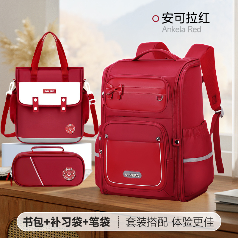 Juego de tres piezas rojo Ankola