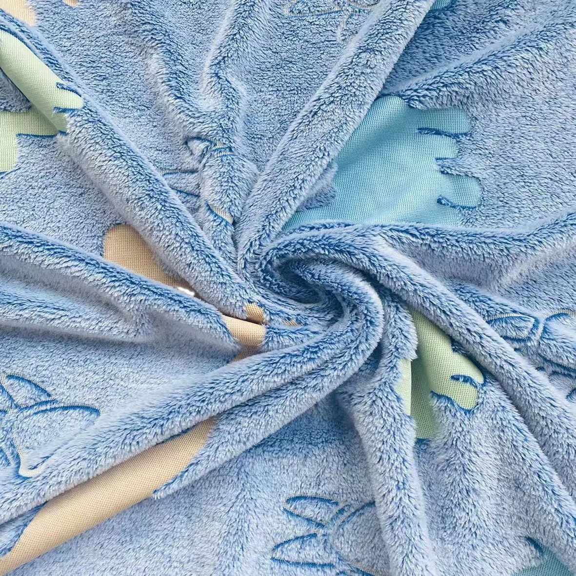 Dinosaur, flannel fluorescence children's duvet, sofa