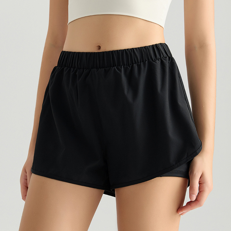 Shorts Deportivos Weiman Dos en Uno para Mujer con Bolsillos para Teléfono, Antiexposición, Tres Cuartos de Largo, Shorts de Yoga para Verano