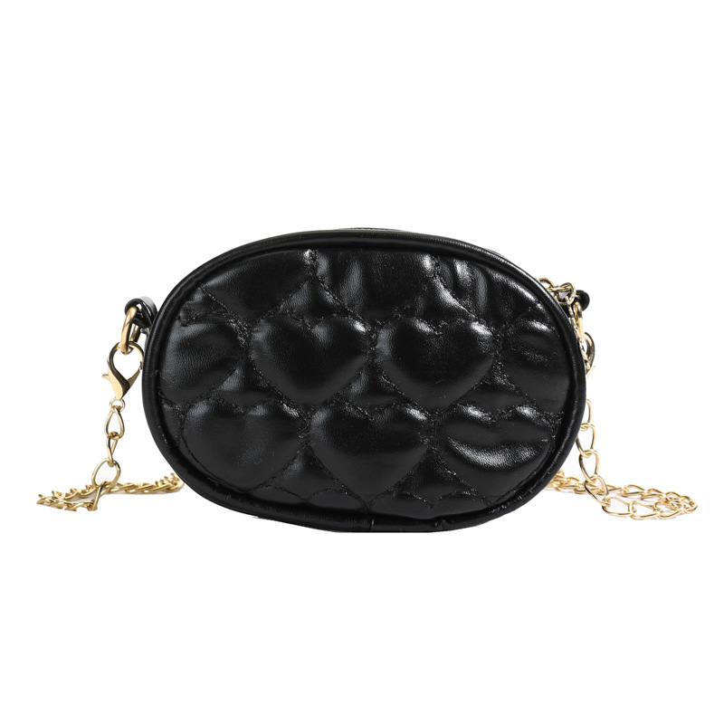 Dolce amor niña bolso de hombro bordado de moda, bolso de cadena para hombres y mujeres, bolso de cambio mini para niños
