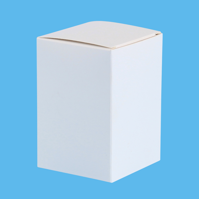 Caja de cartón en blanco, caja de embalaje universal, caja de regalo, caja vacía, caja blanca, jabón hecho a mano LOGO