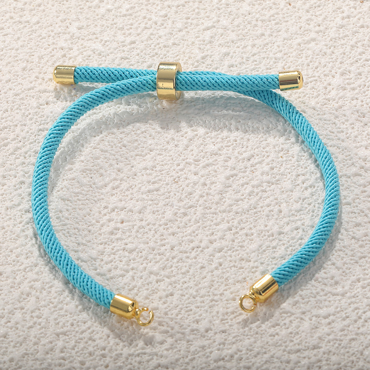 5g Weight Rope Jewelry Making Type DIY Jewelry Accessories Classification 1 Piece Quantity Milan bracelet, Copper Material Solid Color Pattern Plating Design Simple Style Style 1 Piece Milan Bracelet Copper Jewelry Accessories 7