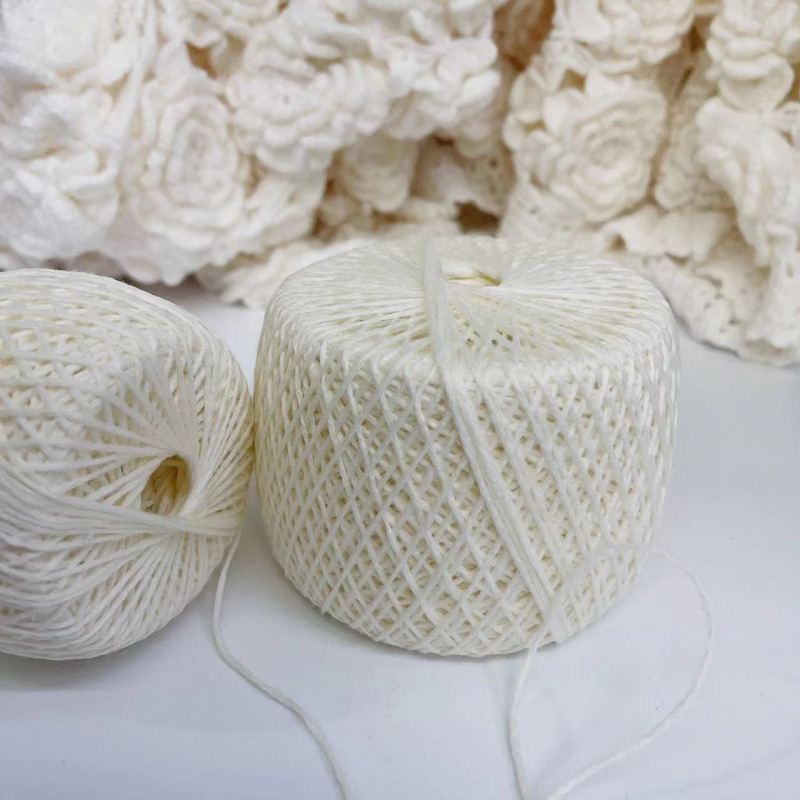 여름 면사 오프화이트