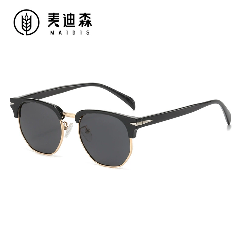 Очки Jeter TR90 поляризованные Tai Sunglasses 5093 полурама ретро круглая рамка поляризованные очки мужские/женские