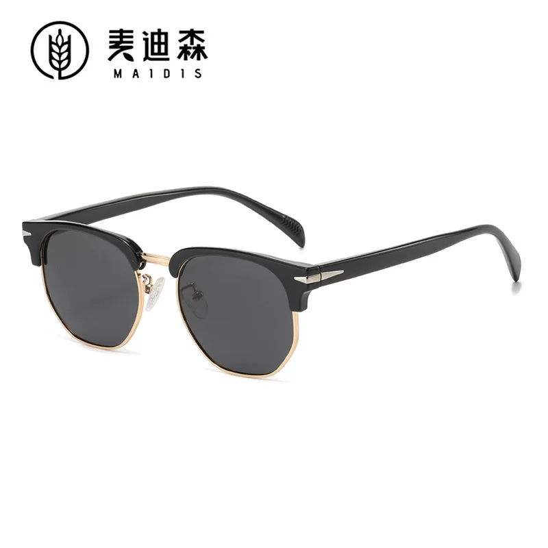 Очки Jeter TR90 поляризованные Tai Sunglasses 5093 полурама ретро круглая рамка поляризованные очки мужские/женские