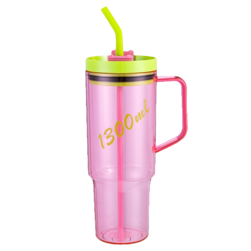 Vaso de Plástico Deportivo con Popote y Asa 40oz de Plástico PC, Resistente a Altas Temperaturas, para Auto y Gimnasio image 7