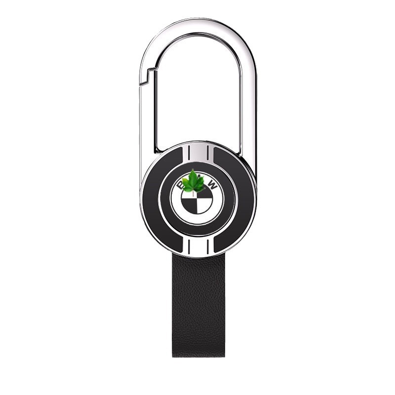 LLavero de coche de lujo ligero de gama alta para hombres llavero de grabado láser de doble cara llavero de coche de negocios para hombres anillo colgante