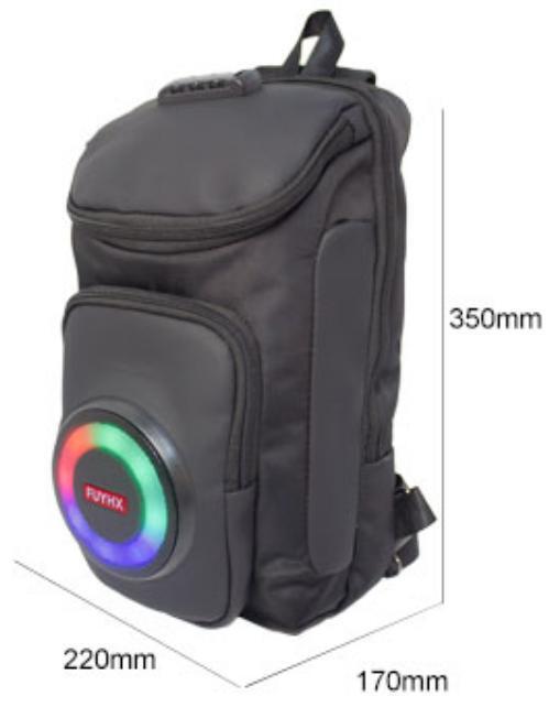 組み合わせ多機能リュックサックbluetoothスピーカー屋外携帯充電宝登山野外長航続LEDカラーライト|undefined