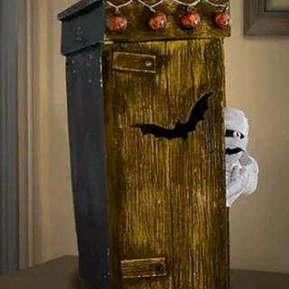 跨境万圣节厕所木乃伊摆卫生间Outhouse Mummy Animated Decor
