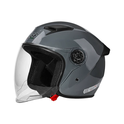 Winter Warm Safety Helmet, Motosiklet kaskı (dəbilqə) - new-national-standard-class-a-3c-cement-gray-high-definition-transparent-long-mirror