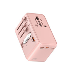 转换插头100W氮化镓快充多功能插座转换器英规美规旅行转换插座