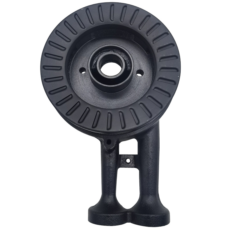 精巧炉头五金配件嵌入式灶具铸铁120四进风保洁炉头敲盖304不带磁