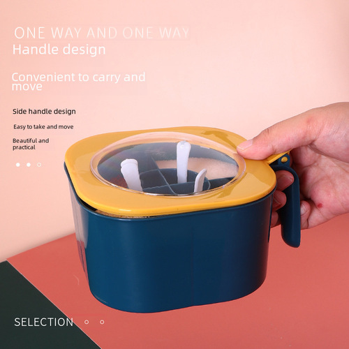 Four-in-One Seasoning Box Kitchen PP Storage Box MSG Household Condiment Salt Jar Sugar Condiment Jar Set Wholesale