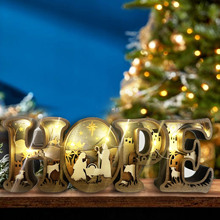 跨境爆款新款HOPE字母桌面木制摆件饰品