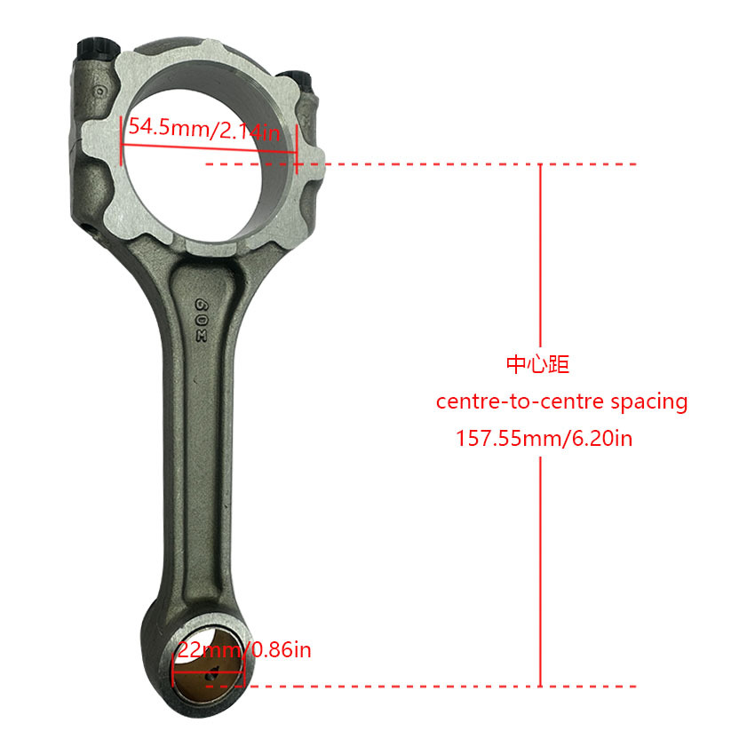 Automotive connecting rod 13201-39226-A0 is suitable for Toyota 1AR 3AR 5AR engines
