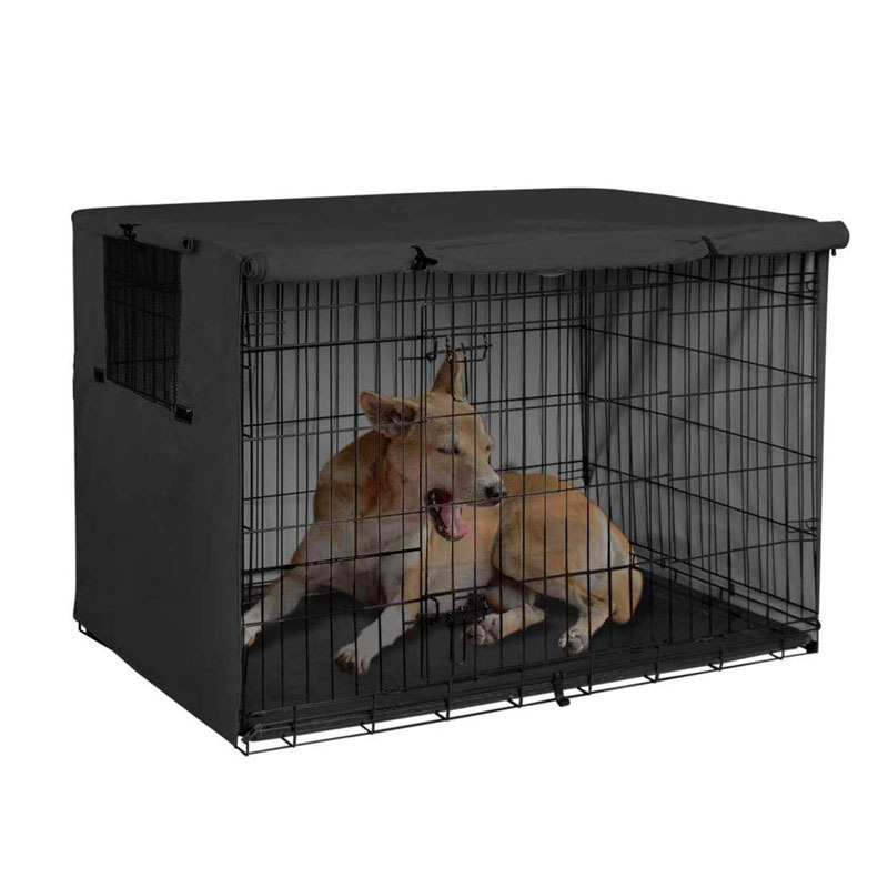 Cross-Border 210D Oxford Cloth Outdoor Square Pet Cage, Home Outdoor Courtyard Dog Cage Protective Cover, Sunshade