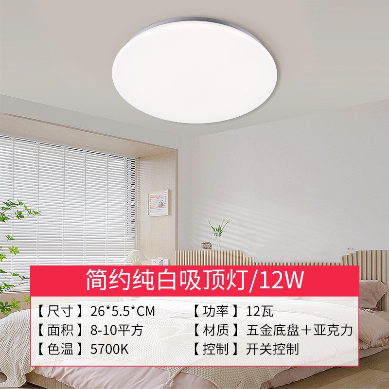 [Ordinary] 12W-LED white light -26cm in diameter