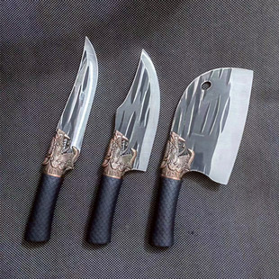 Butcher knife forging faucet bone knife sharp Pig knife cutting knife chef use set knife to slaughter cattle and kill sheep small sharp knife