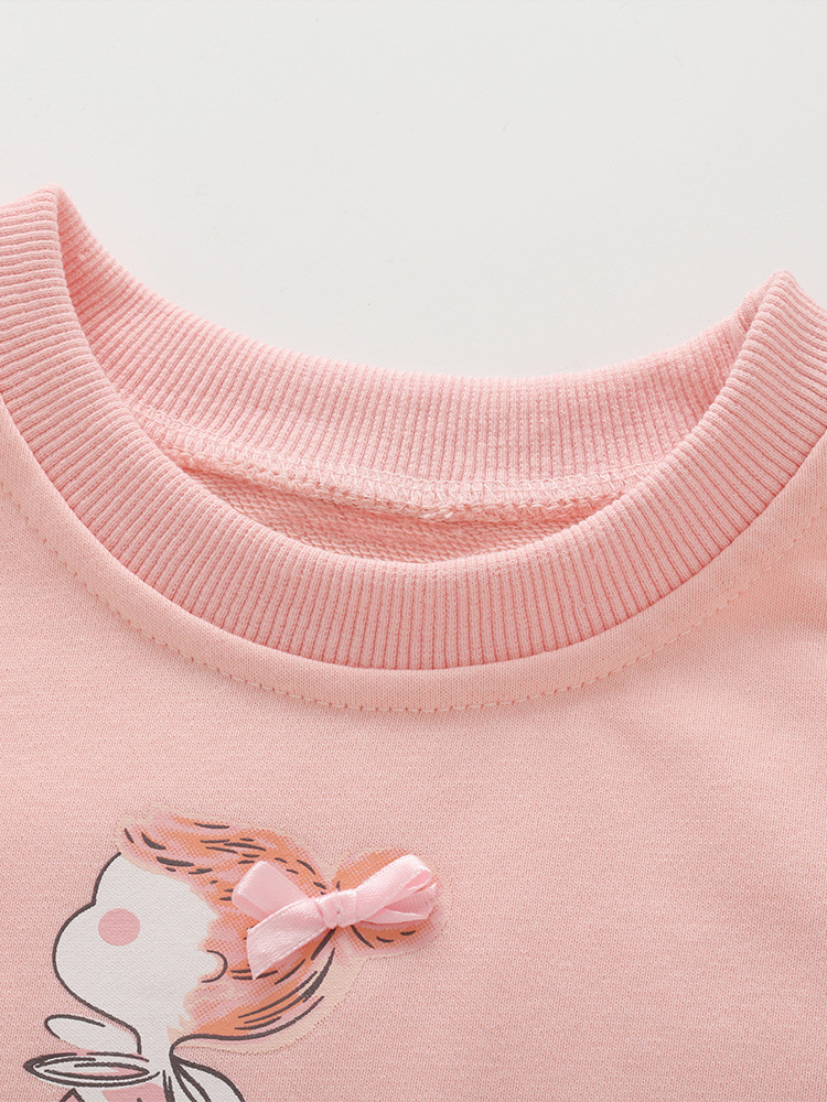 Trajes de niñas malwee transfronterizos otoño y invierno nuevos niños europeos y estadounidenses jersey pantalones de cintura elástica dos piezas