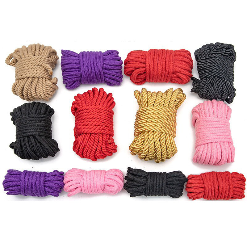 SM accesorios sexuales bondage cuerda de algodón 10m 20m cuerda para adultos juguetes alternativos de cuerda japonesa
